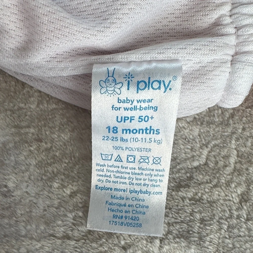 iplay EUC 18 mo Pink Floral Kids Swim Diaper